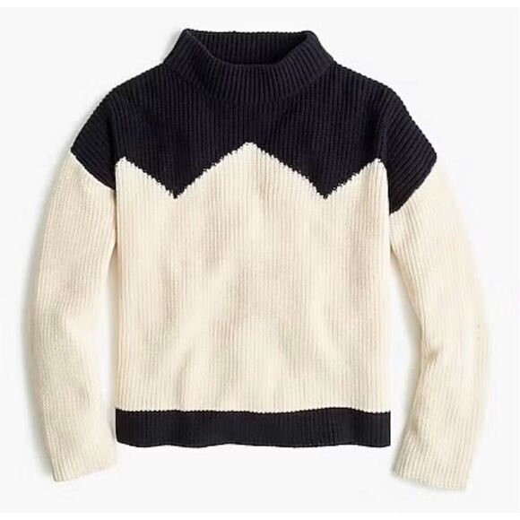 J.Crew The Reeds X J.Crew ski sweater pullover knit mock neck size small - Picture 1 of 4